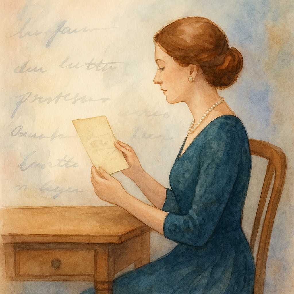Illustration for The Unopened Letter