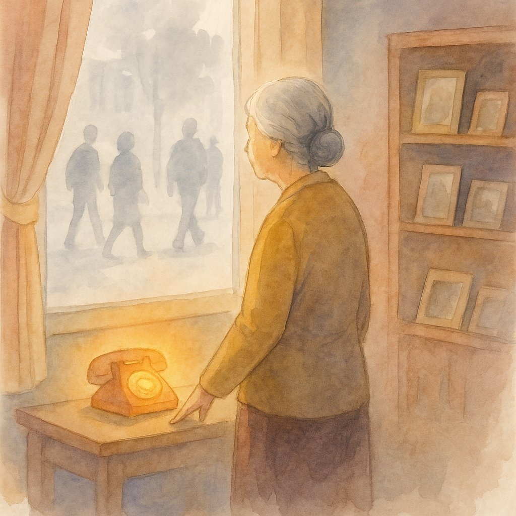 Illustration for The Invisible Widow