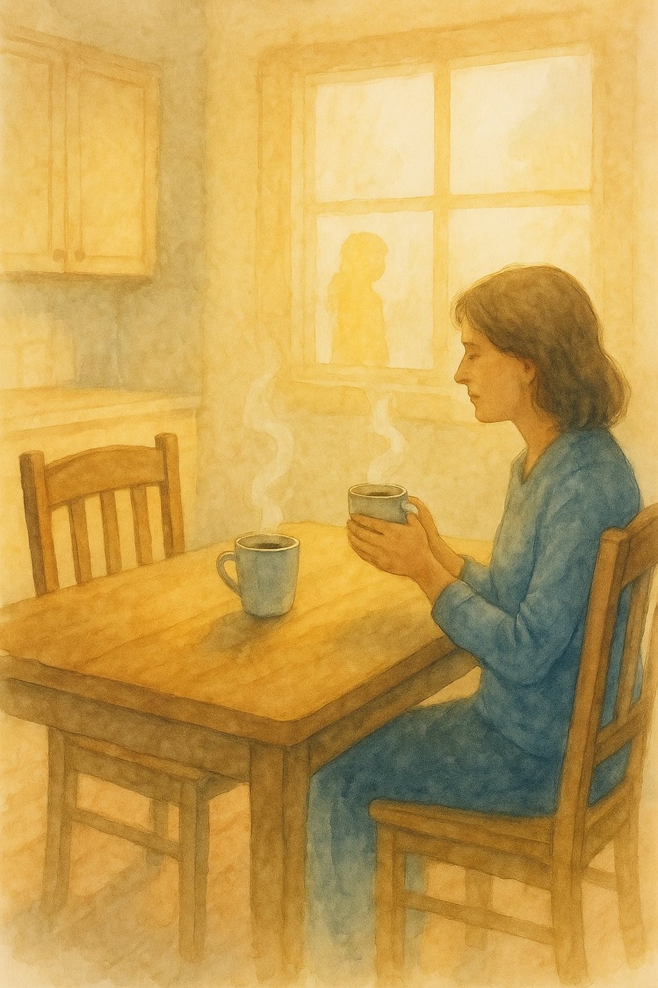 Illustration for Two Cups of Coffee