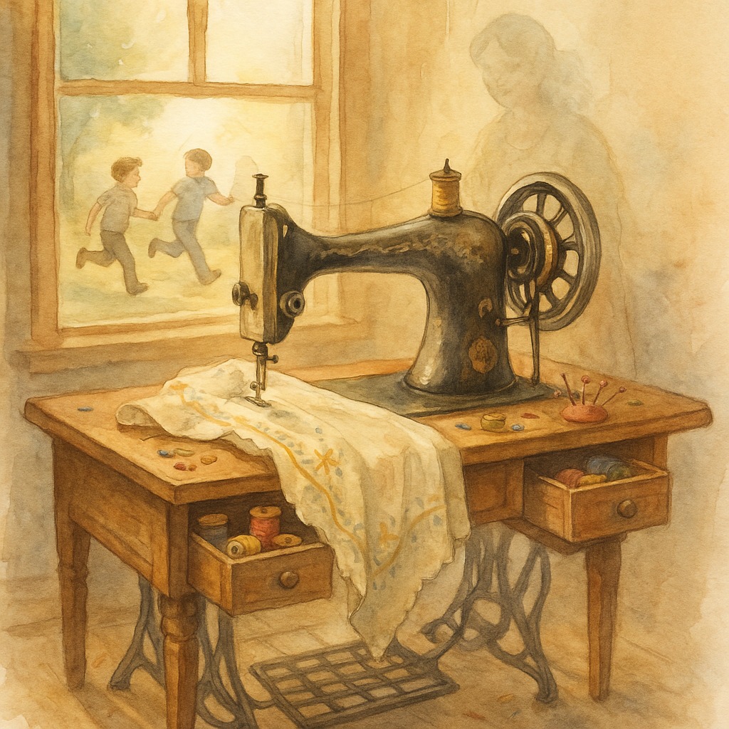 Illustration for The Sewing Machine