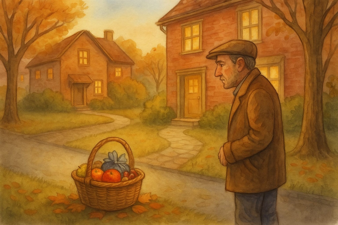 Illustration for Two Blocks Away