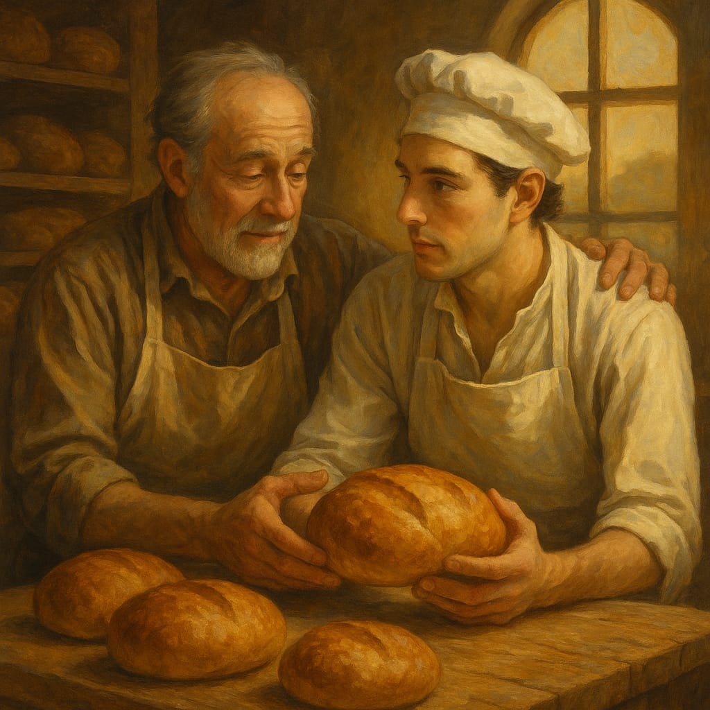 Illustration for The Baker Around the Corner