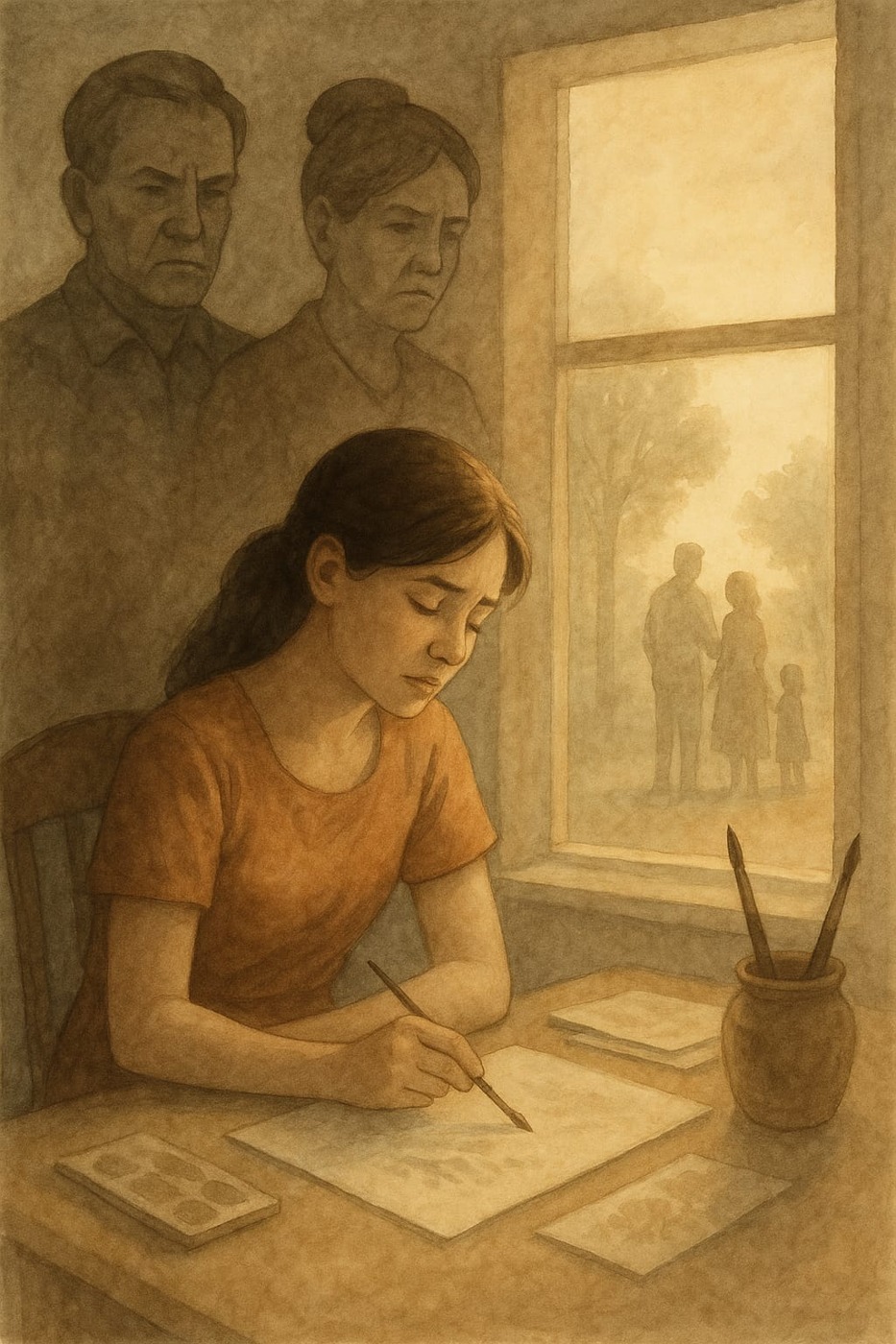 Illustration for Too Empty To Stay