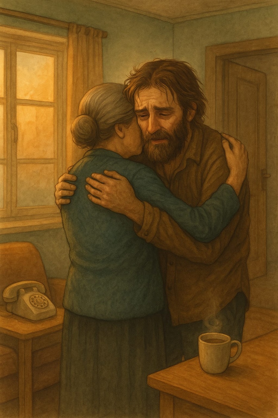 Illustration for Waiting for a Call