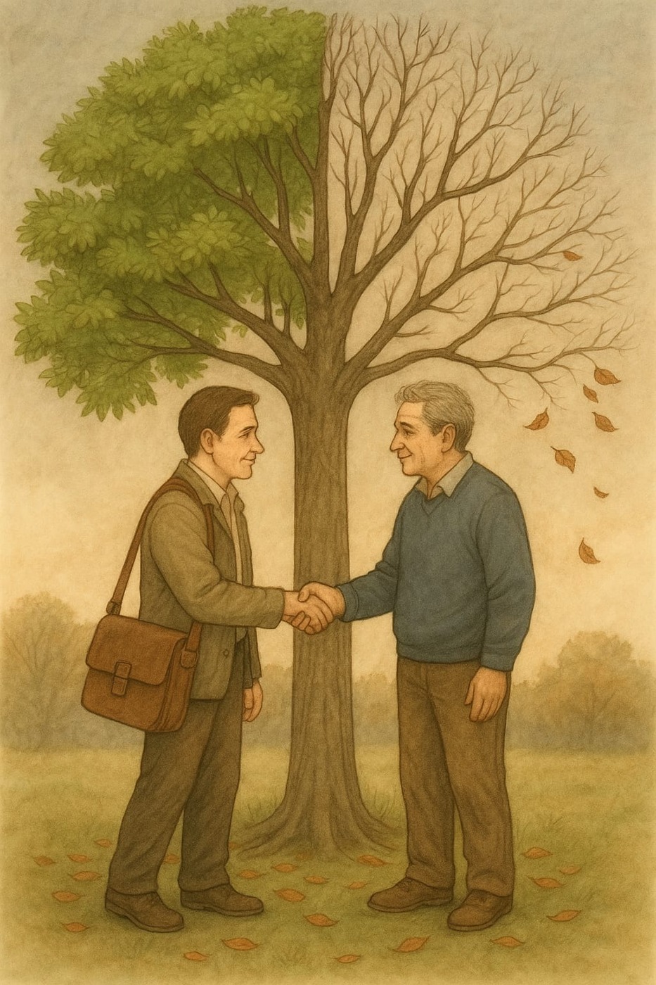 Illustration for Watering the Plant