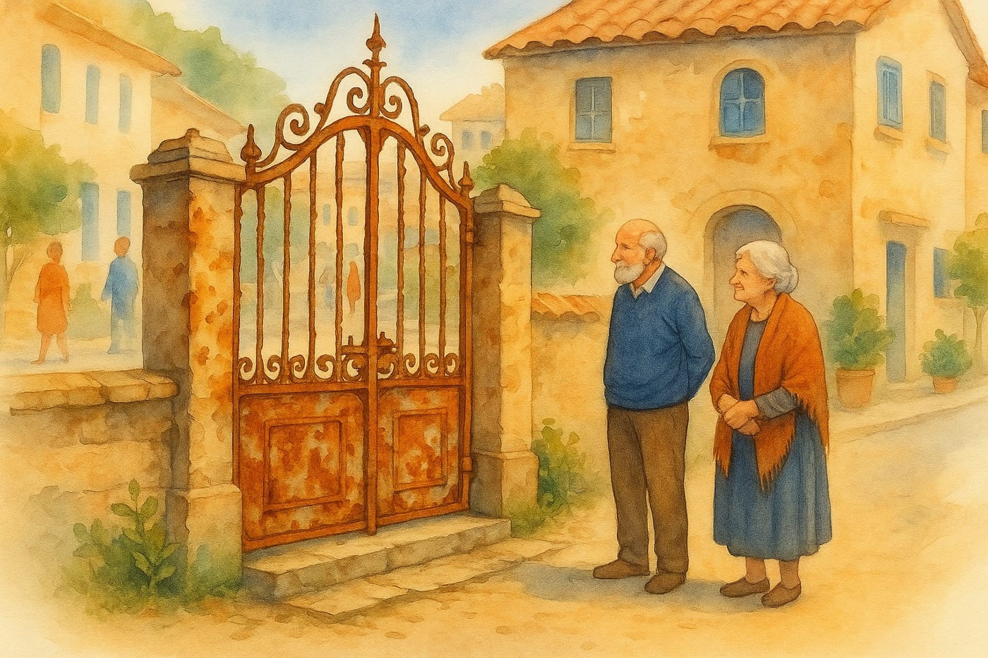 Illustration for The Rusty Gate