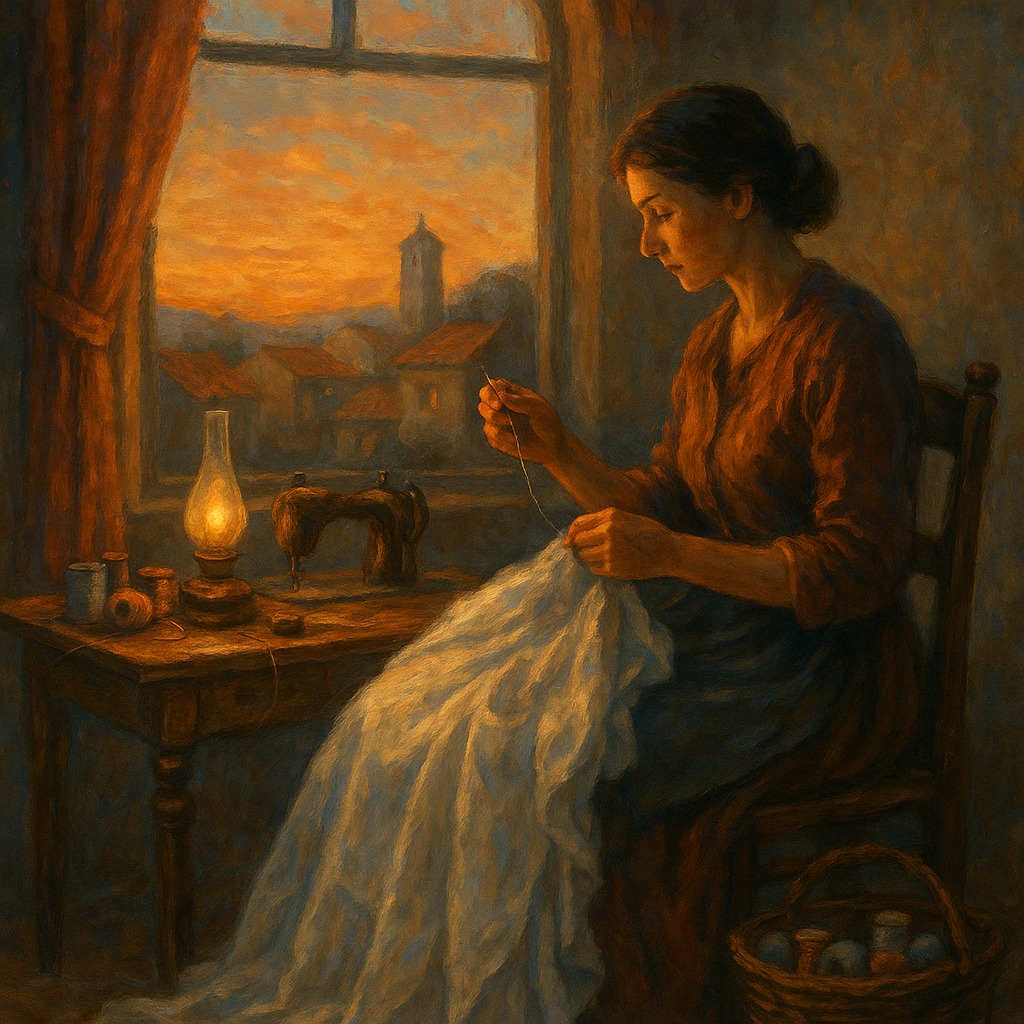 Illustration for Thread and Needle
